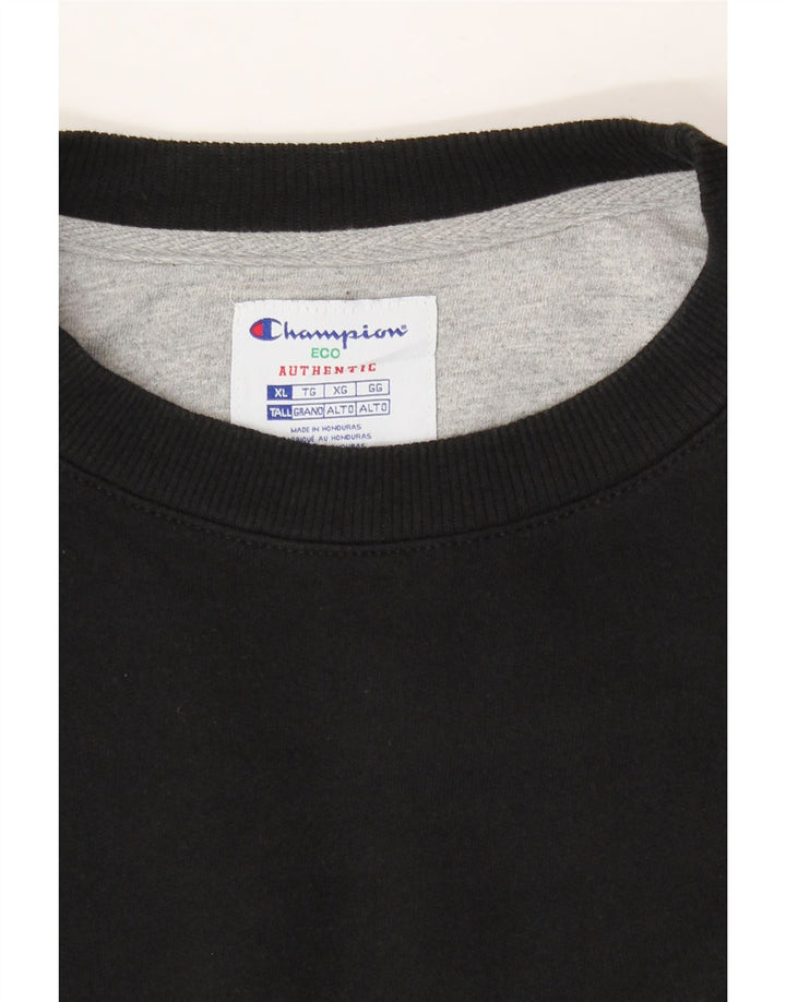 CHAMPION Mens Sweatshirt Jumper XL Black Cotton Vintage Champion and Second-Hand Champion from Messina Hembry 
