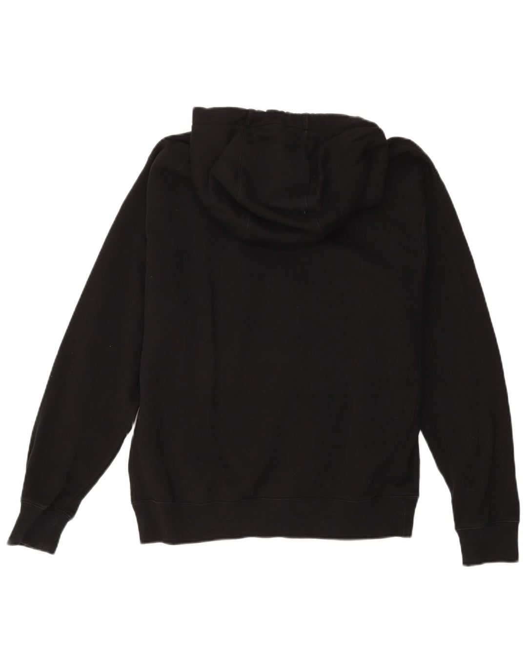Nike Mens Graphic Hoodie Jumper Medium Black Cotton