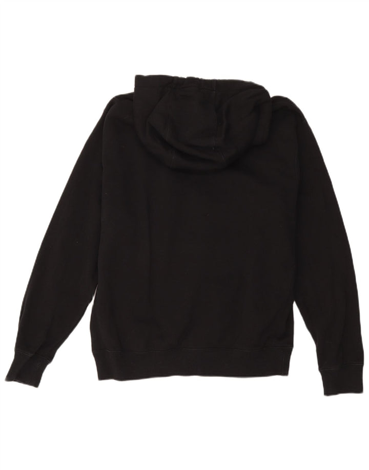 Nike Mens Graphic Hoodie Jumper Medium Black Cotton