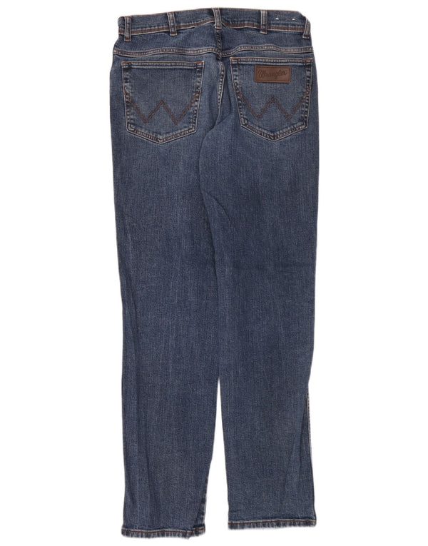 Wrangler Jean Slim Texas Homme W33 L34 Bleu Coton