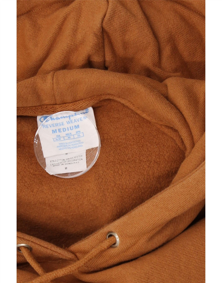CHAMPION Womens Hoodie Jumper UK 14 Medium Brown Cotton Vintage Champion and Second-Hand Champion from Messina Hembry 