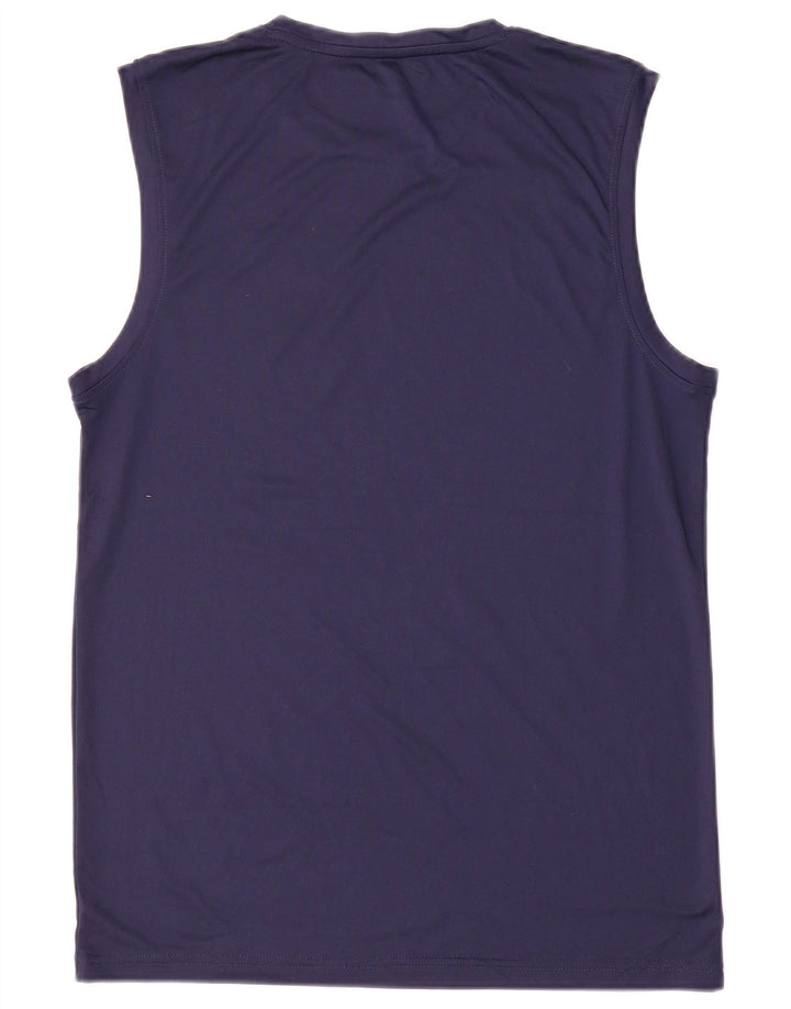Nike Mens Dri Fit Vest Top Medium Navy Blue Polyester