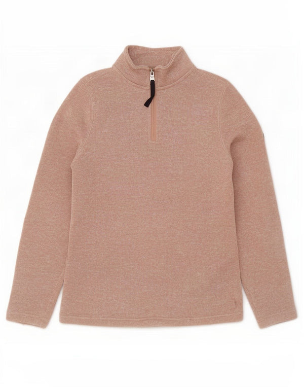 Tog 24 Damen-Sweatshirt in Übergröße mit Reißverschluss am Hals, Gr. 10, Größe S, Rosa