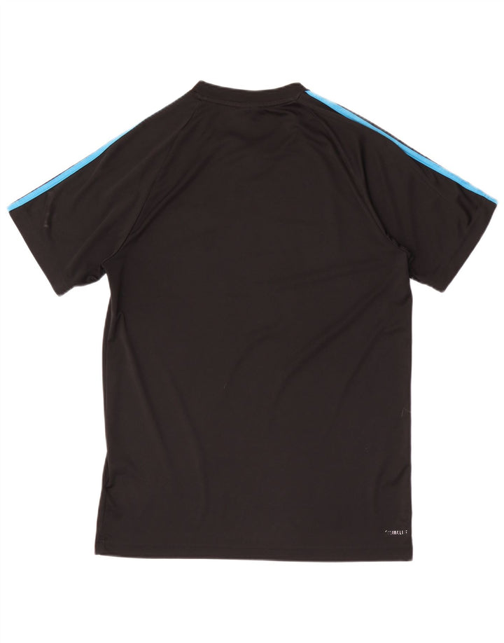 ADIDAS Mens Climalite T-Shirt Top Medium Black Polyester