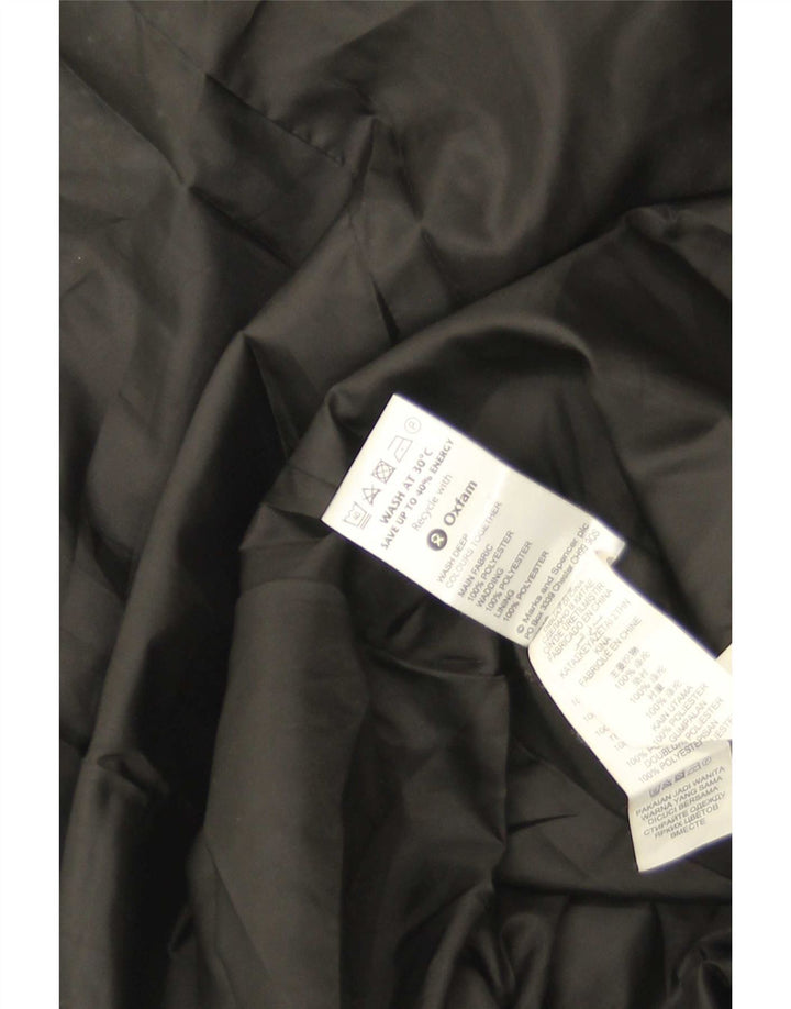 Marks & Spencer Damen Steppmantel UK 18 XL Schwarz Polyester