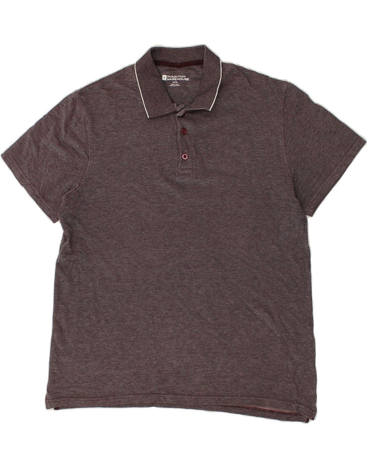 MOUNTAIN WAREHOUSE Mens Polo Shirt XL Grey Cotton Vintage Mountain Warehouse and Second-Hand Mountain Warehouse from Messina Hembry 