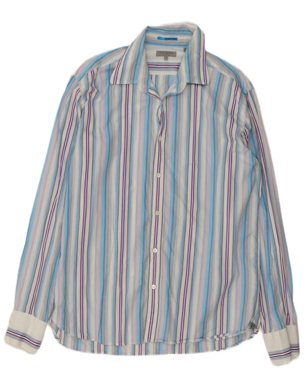 Koszula męska Ted Baker, rozmiar 5 XL, wielokolorowa, bawełniana w paski