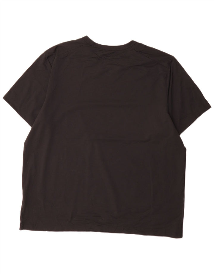 Męski T-shirt Nike Dri Fit Top 2XL Czarny Poliester