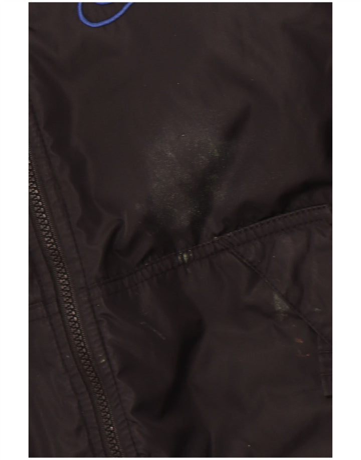NIKE Boys Windbreaker Jacket 12-13 Years Large  Black Nylon