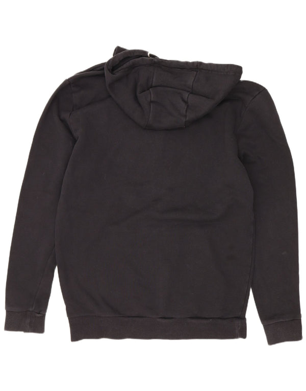Ellesse Mens Graphic Hoodie Jumper Medium Black Cotton