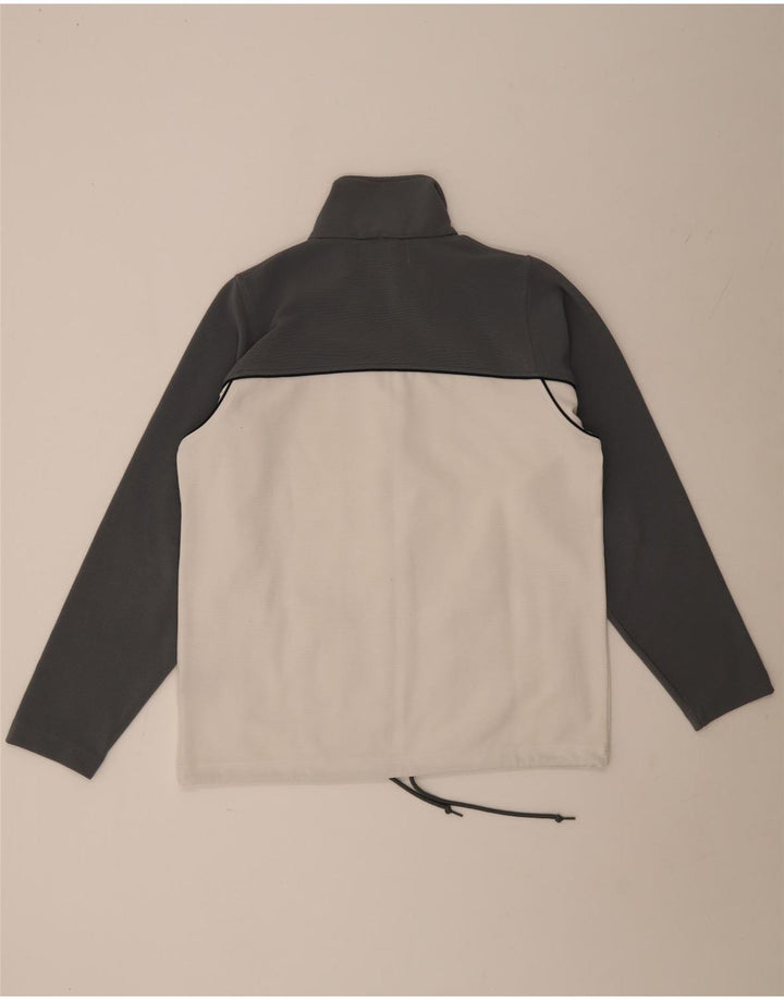Kappa Mens Tracksuit Top Jacket Medium Grey Colourblock Polyester