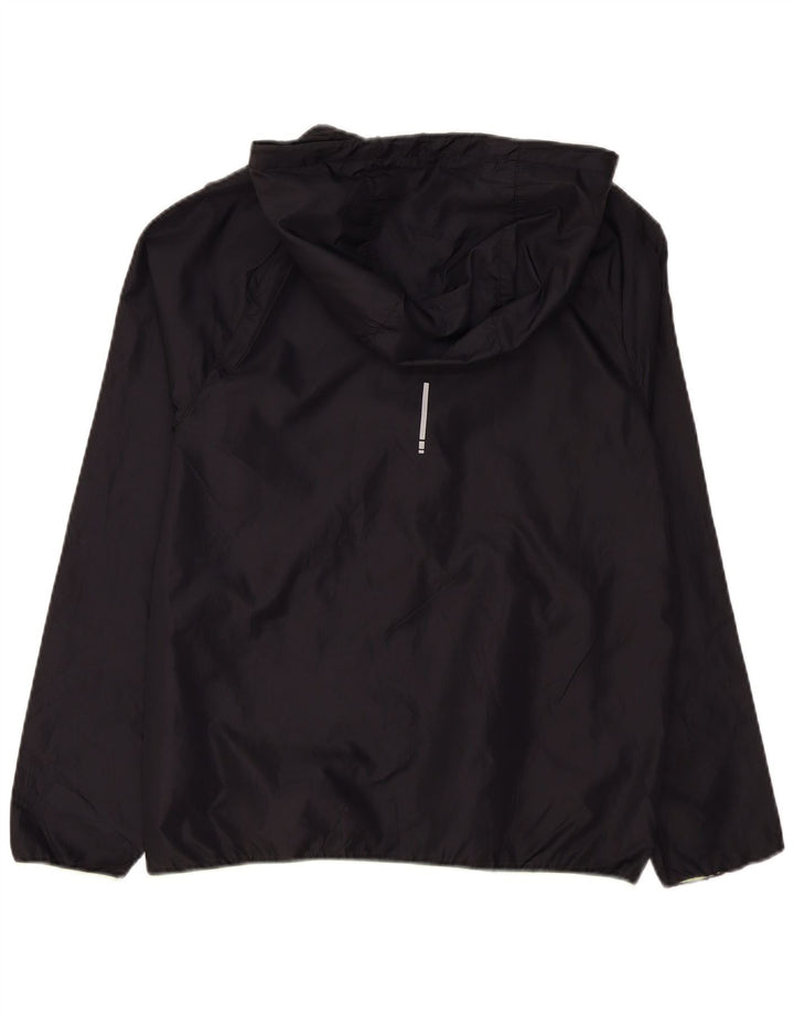 Lotto Mens Hooded Tracksuit Top Jacket Medium Black Polyester