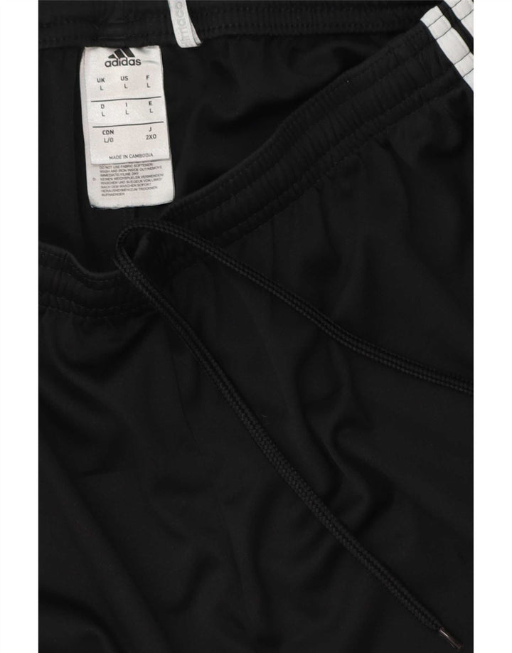 Pantaloncini sportivi Adidas Climacool da uomo grandi in poliestere nero