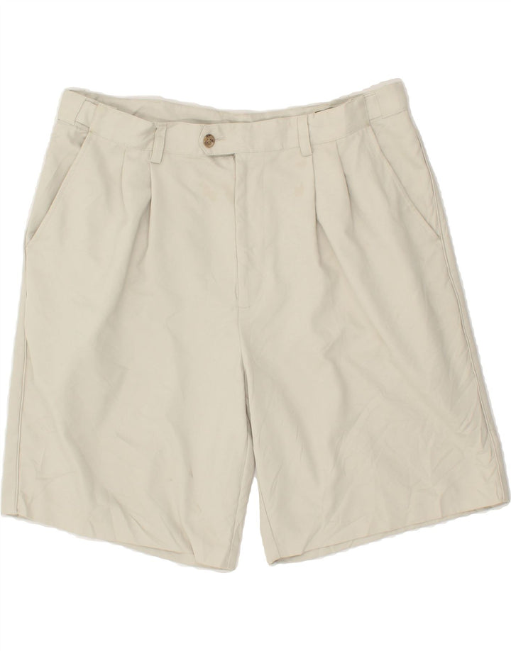 IZOD Mens Pegged Chino Shorts W36 Large Beige Polyester Vintage Izod and Second-Hand Izod from Messina Hembry 