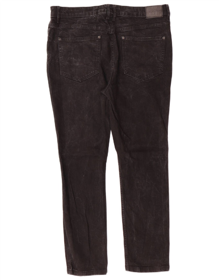 JACK WILLS Mens Slim Jeans W34 L27 Black Cotton