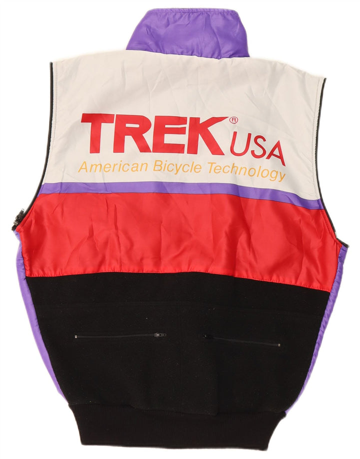 Vintage Herre grafisk træningsdragt Topjakke Medium Flerfarvet Colourblock