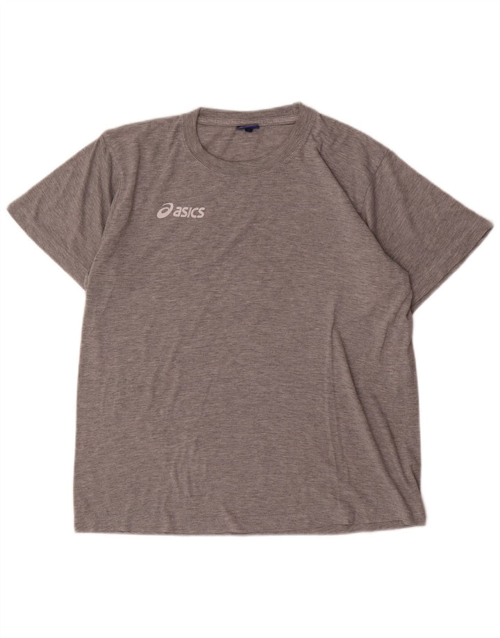 Asics Mens T-Shirt Top Medium Grey