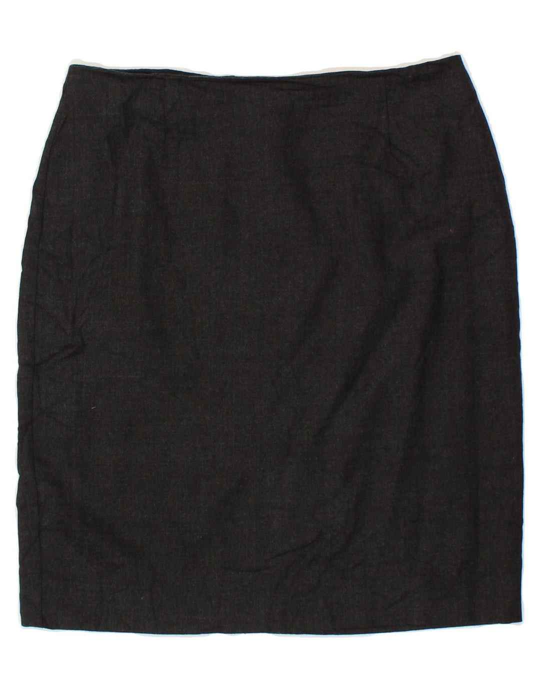 BENETTON Womens Pencil Skirt IT 42 Medium W28  Grey Wool Vintage Benetton and Second-Hand Benetton from Messina Hembry 