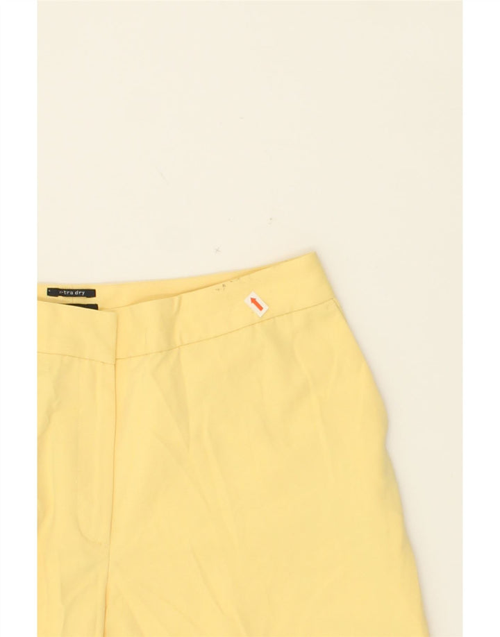 IZOD Womens Chino Shorts US 4 Small W26  Yellow Polyester Vintage Izod and Second-Hand Izod from Messina Hembry 