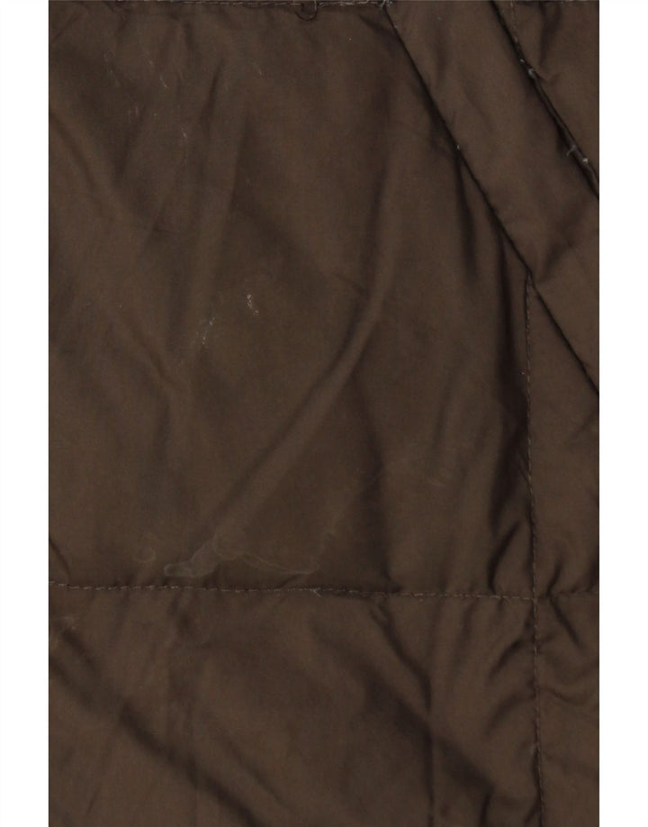 CIESSE PIUMINI Womens Hooded Padded Jacket IT 46 Large Brown Polyester