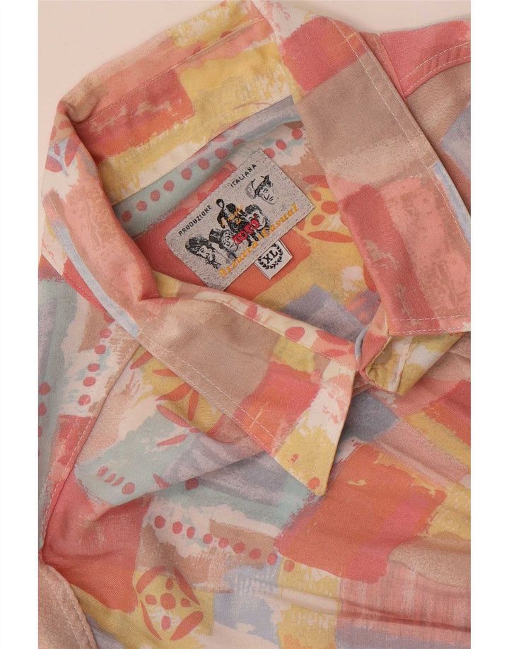 Azzurra Mens Shirt XL Multicoloured Patchwork