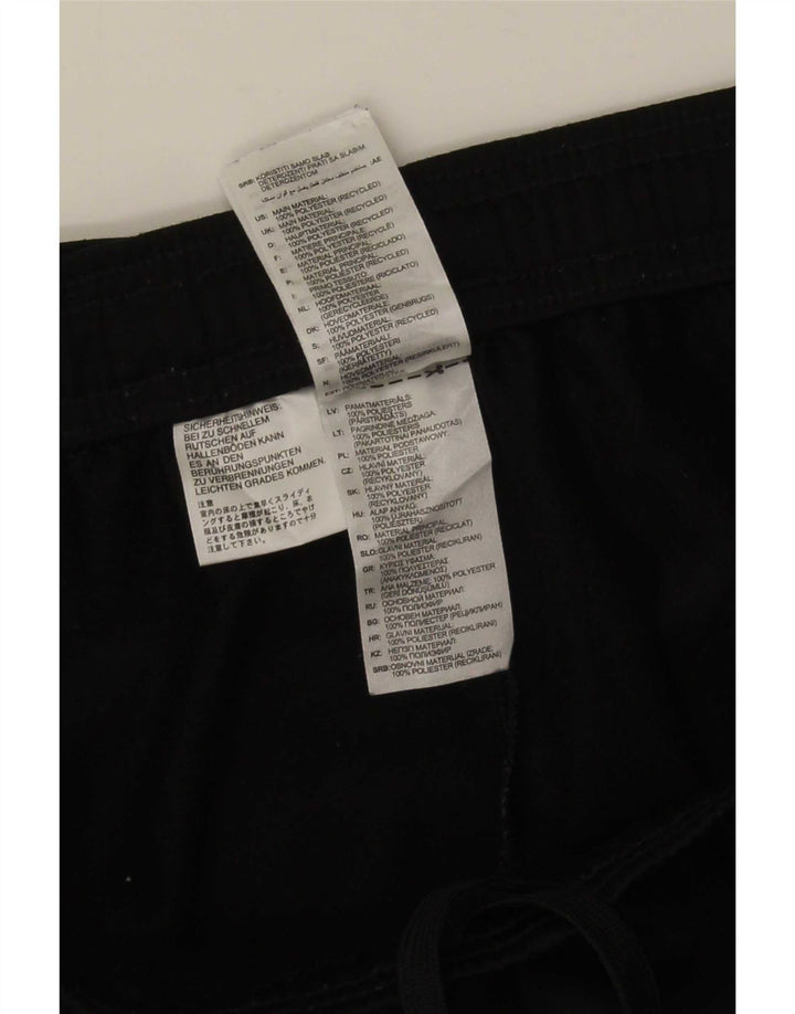 Adidas Mens Tracksuit Trousers Joggers Large Black Polyester