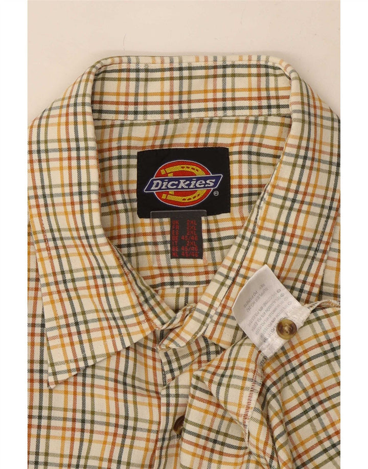 Dickies Herre flannelskjorte 2XL flerfarvet ternet bomuld