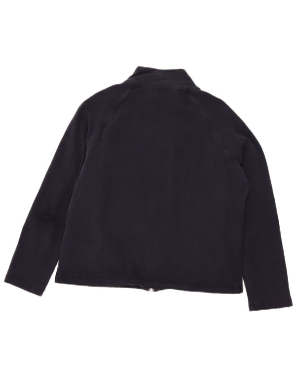 Marks & Spencer Veste de survêtement pour femme UK 14 Large Bleu marine Coton