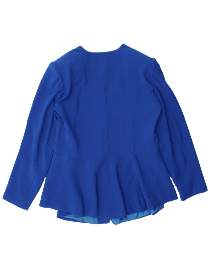Luciano Soprani Chaqueta Blazer de 3 Botones para Mujer UK 44 Azul Medio