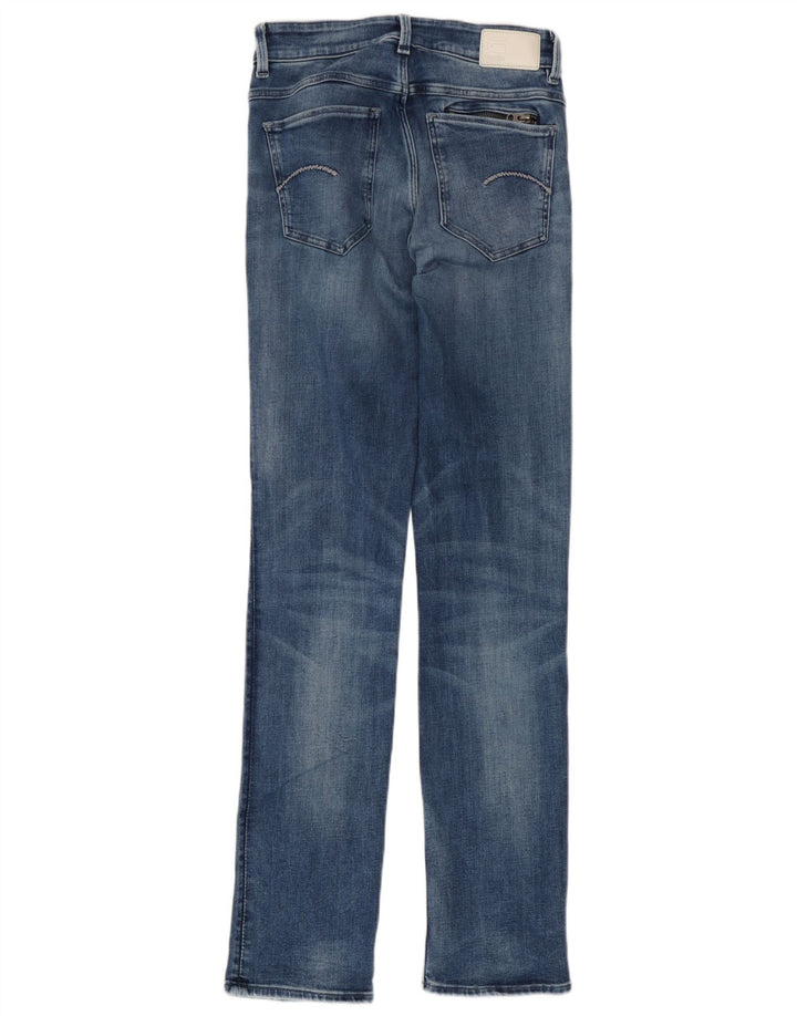 G-Star Womens Slim Jeans W26 L32 Blue Cotton