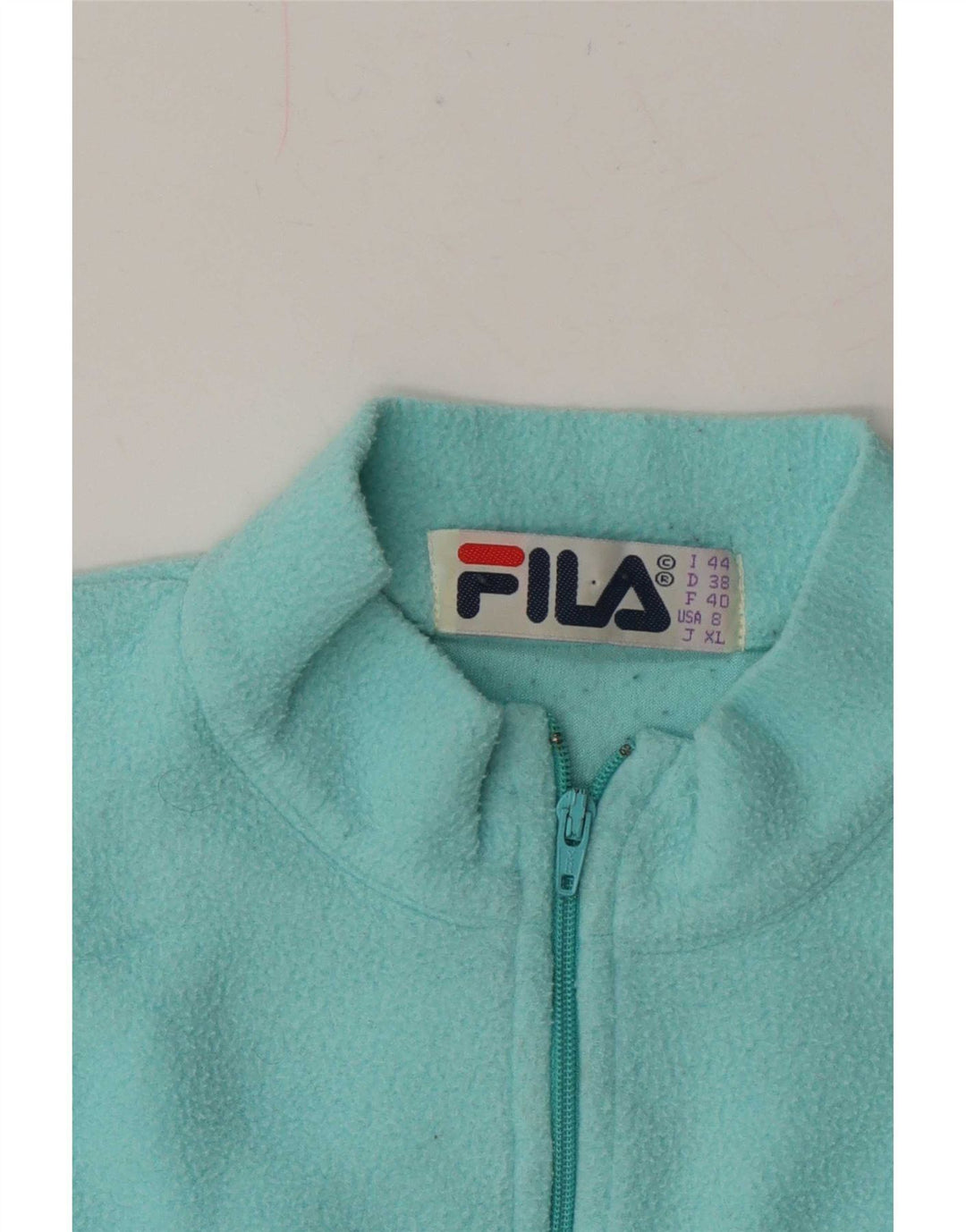 Fila Womens Fleece Bodysuit IT 44 Medium Turquoise