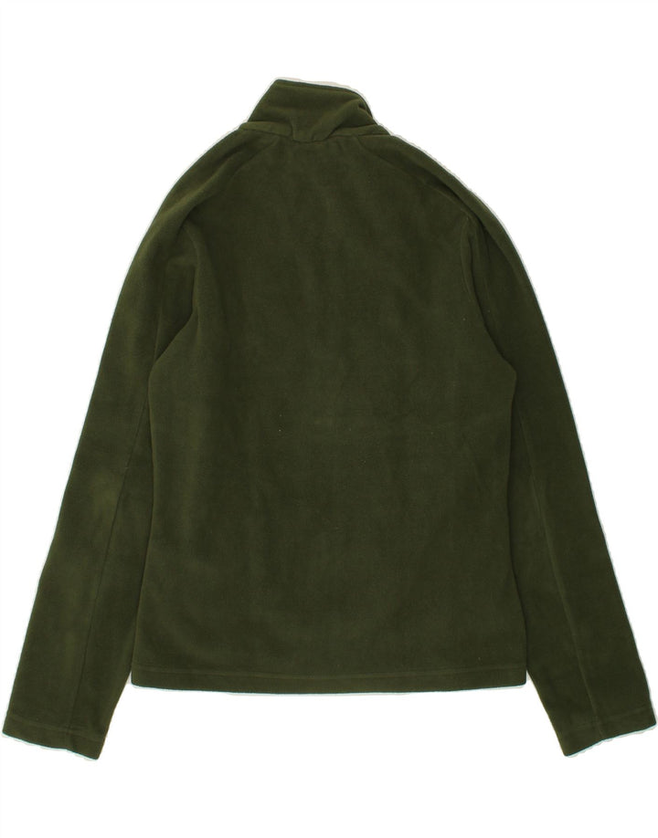 KAPPA Womens Fleece Jacket UK 18 XL Green Polyester Vintage Kappa and Second-Hand Kappa from Messina Hembry 