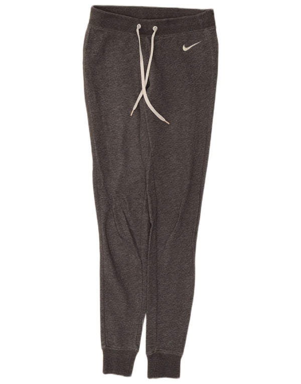 Calça de treino feminina Nike Joggers UK 6 XS cinza algodão