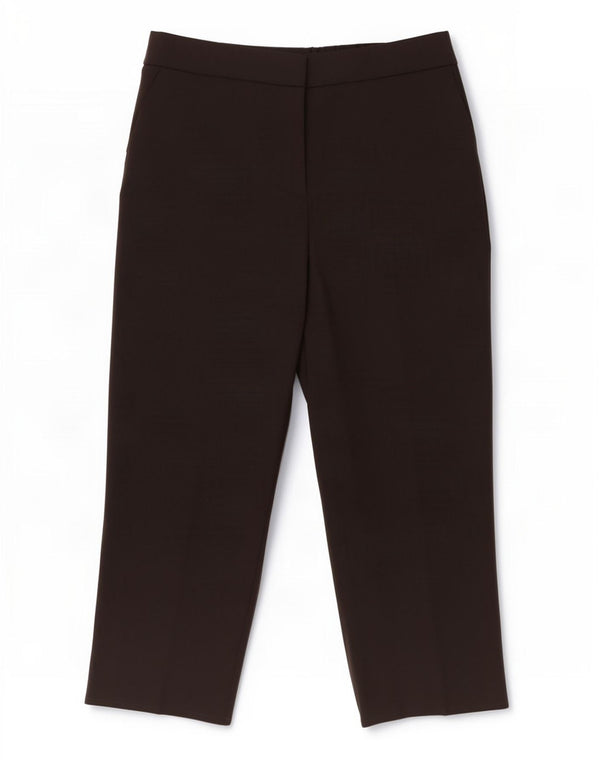 Pantaloni tăiați drepti pentru femei Marks & Spencer UK 10 Small W28 L23 Black