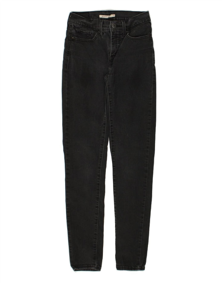 LEVI'S Womens 311 Skinny Jeans W25 L31 Black Cotton | Vintage Levi's | Thrift | Second-Hand Levi's | Used Clothing | Messina Hembry 