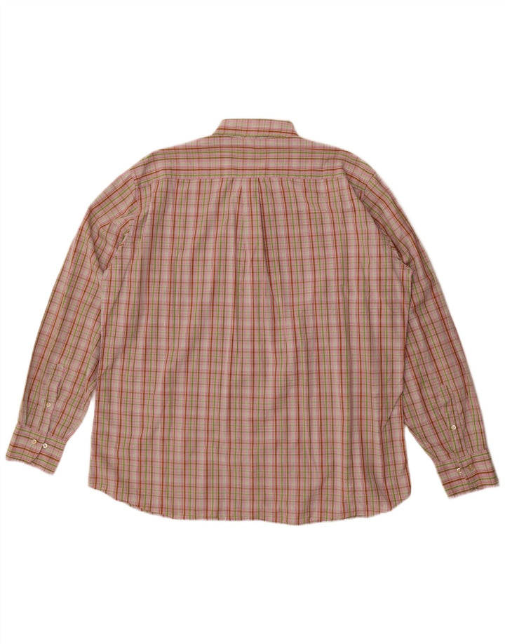 Avirex Mens Shirt 2XL Pink Check Cotton