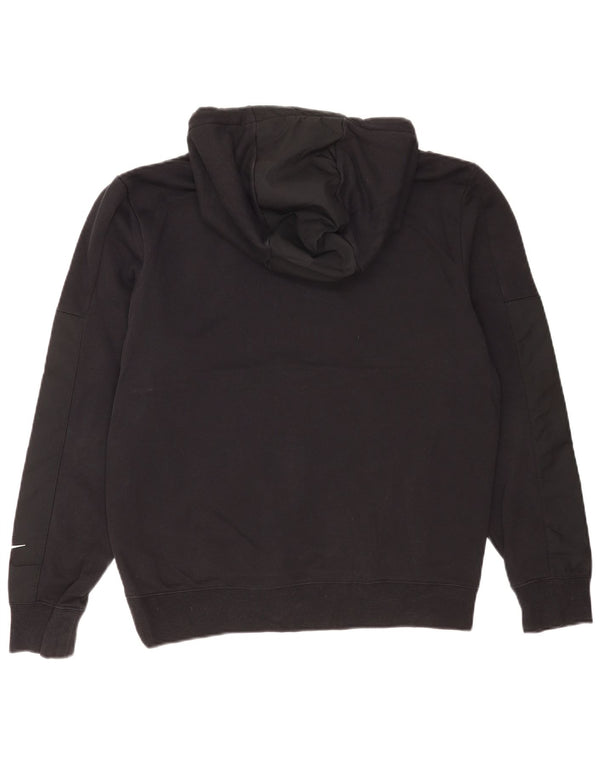 Nike Mens Graphic Regular Fit Hoodie Jumper Small Black Cotton
