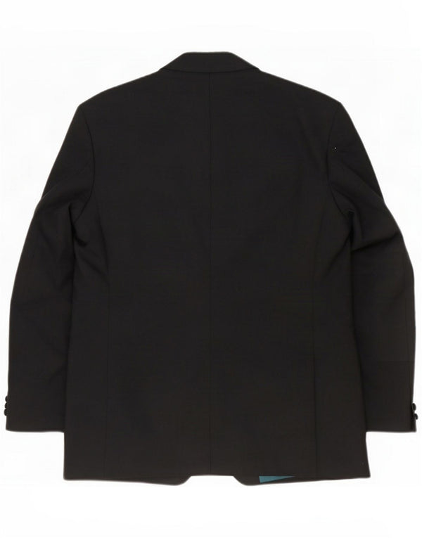 Marks & Spencer Veste blazer St. Michael 2 boutons pour homme UK 42 Large Noir