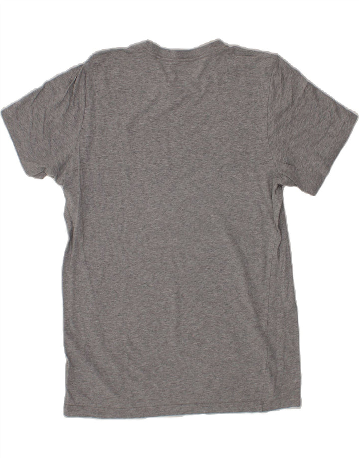 ADIDAS Mens Graphic T-Shirt Top Large Grey Flecked Vintage Adidas and Second-Hand Adidas from Messina Hembry 