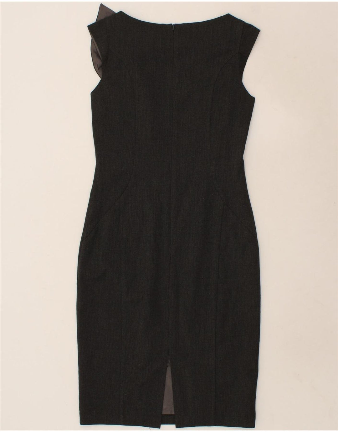 WAREHOUSE Womens Sleeveless Bodycon Dress UK 10 Small Grey Polyester Vintage Warehouse and Second-Hand Warehouse from Messina Hembry 