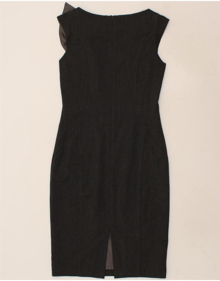 WAREHOUSE Womens Sleeveless Bodycon Dress UK 10 Small Grey Polyester Vintage Warehouse and Second-Hand Warehouse from Messina Hembry 