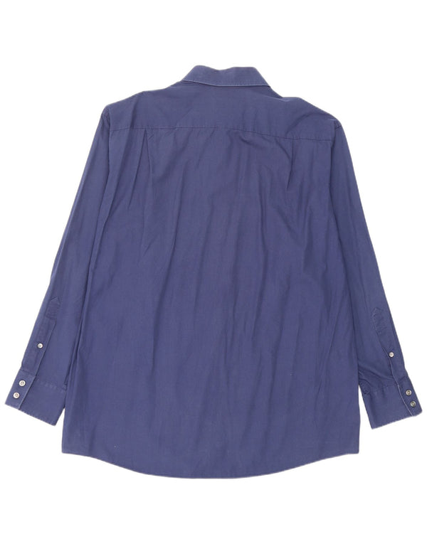 Calvin Klein Mens Shirt Size 17 XL Blue Cotton