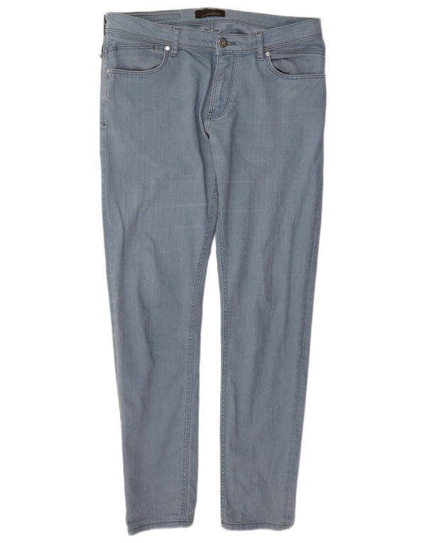 Мужские узкие джинсы Zara EU 44, большие W34 L32, синие