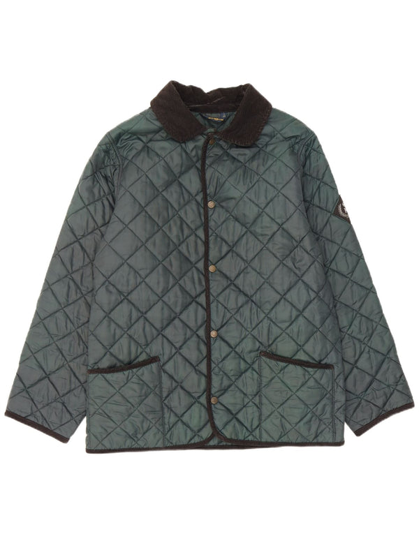 Henri Lloyd Chaqueta acolchada para hombre UK 36 Small Green Nylon