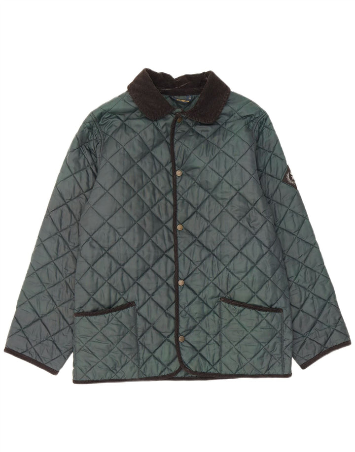 Henri Lloyd Chaqueta acolchada para hombre UK 36 Small Green Nylon