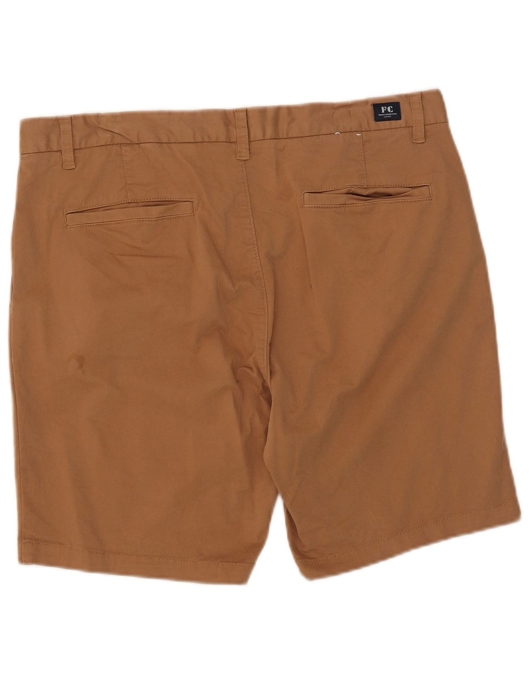 French Connection Mens Chino Shorts W36 Large Brown Cotton