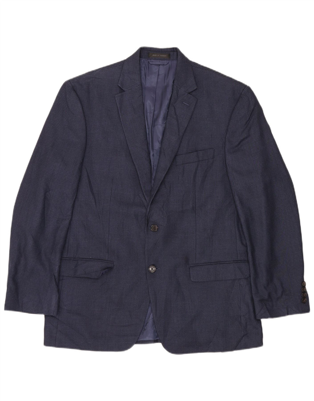 Ralph Lauren Herre 2-knaps blazerjakke UK 38 Medium Navy Blue Houndstooth