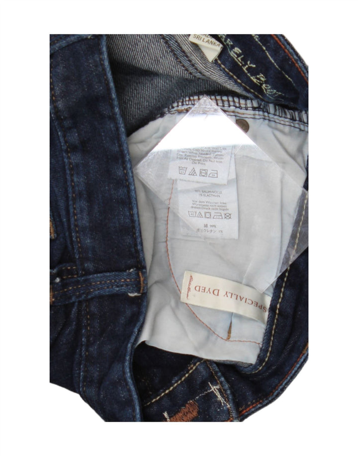 EDDIE BAUER Womens Barely Classic Fit Bootcut Jeans W32 L31 Navy Blue Vintage Eddie Bauer and Second-Hand Eddie Bauer from Messina Hembry 