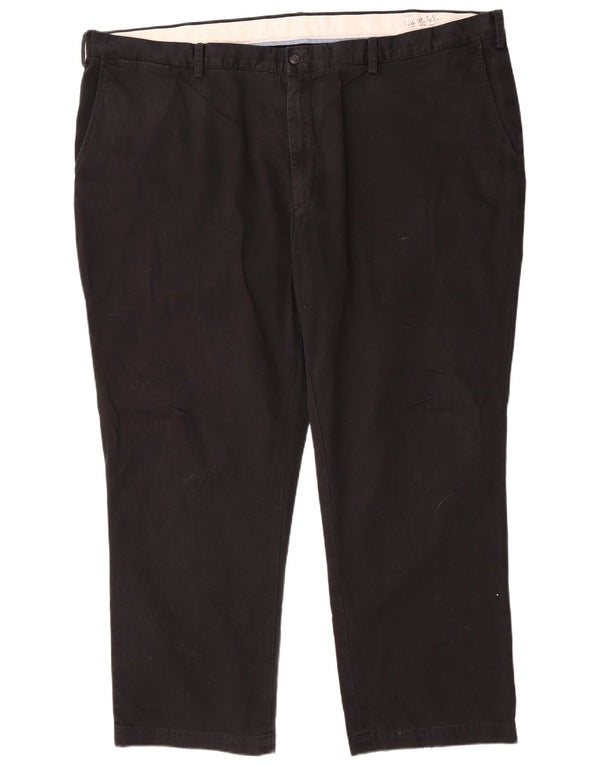 Polo Ralph Lauren Pantaloni chino dalla vestibilità classica da uomo W50 L30 in cotone nero