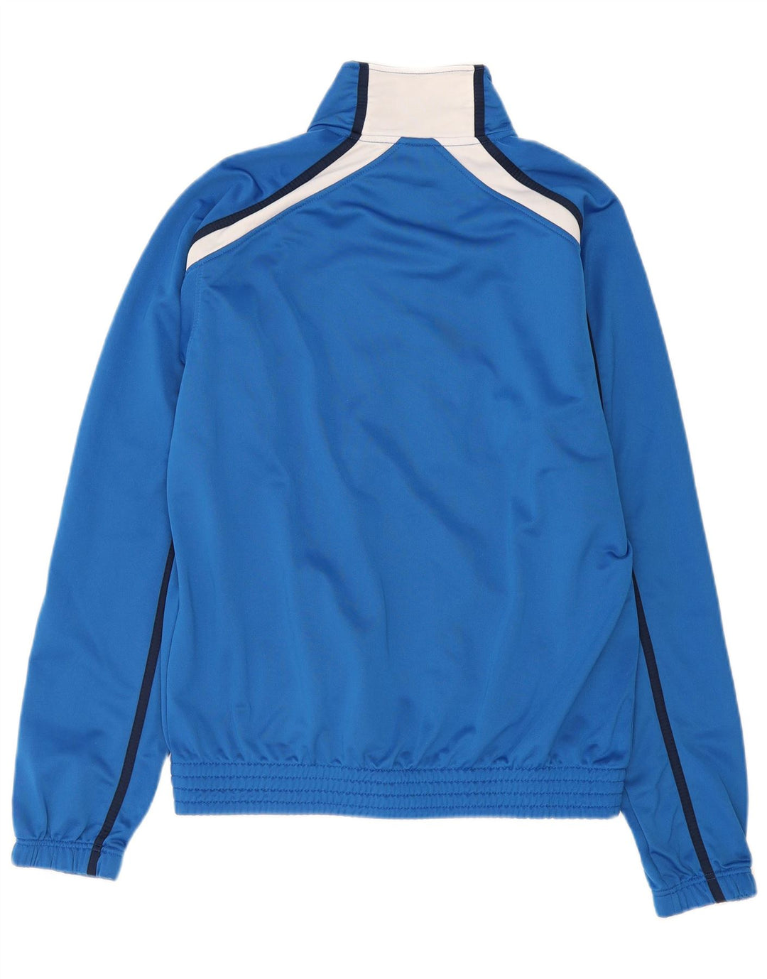 Asics Mens Tracksuit Top Jacket XL Blue Colourblock Polyester